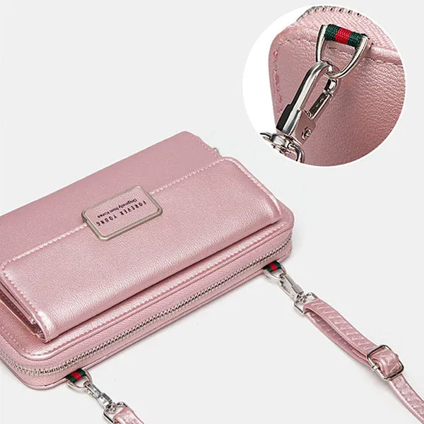 High Capacity Multi Slot Crossbody Phone Bag