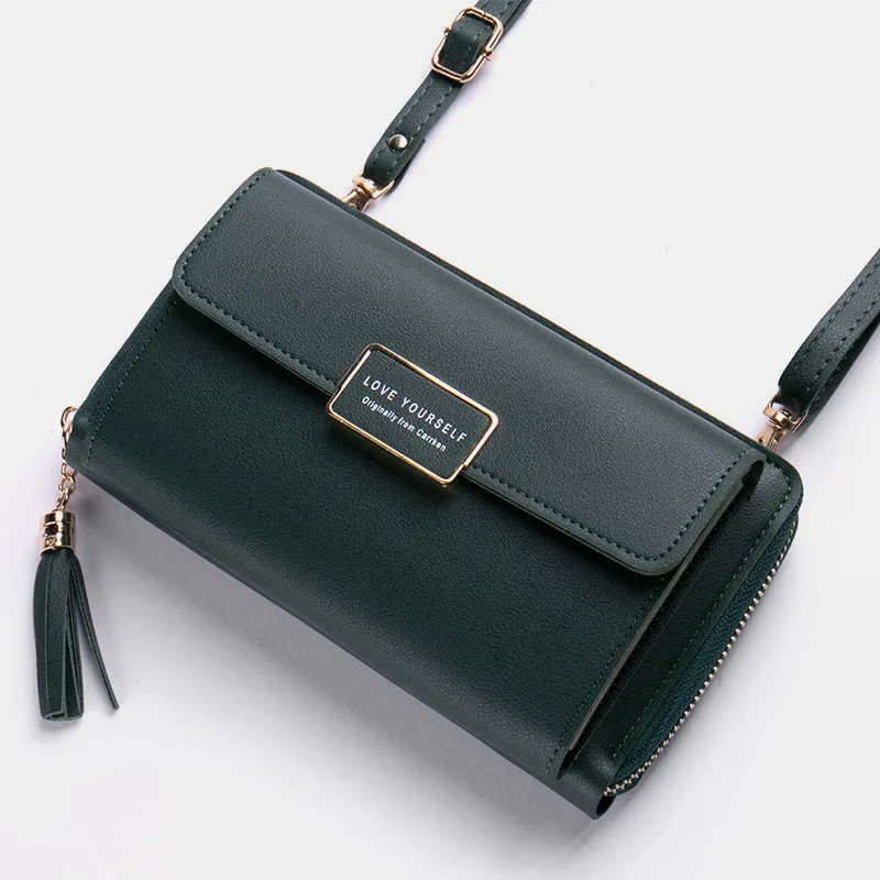High Capacity Multi Slot Crossbody Phone Bag