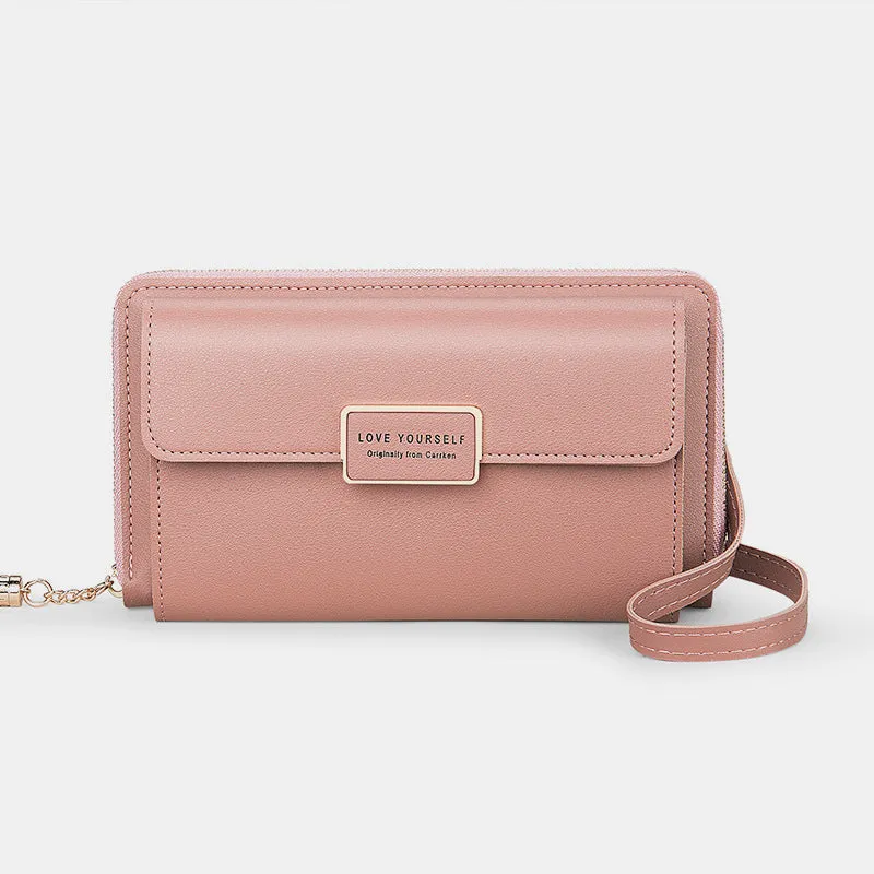 High Capacity Multi Slot Crossbody Phone Bag