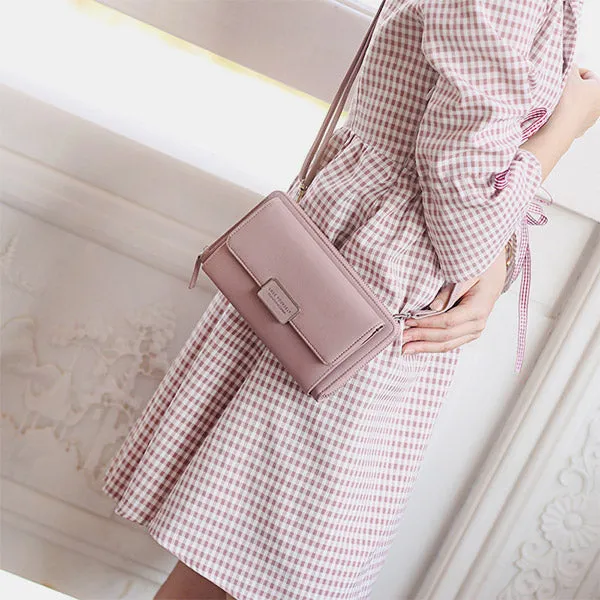 High Capacity Multi Slot Crossbody Phone Bag