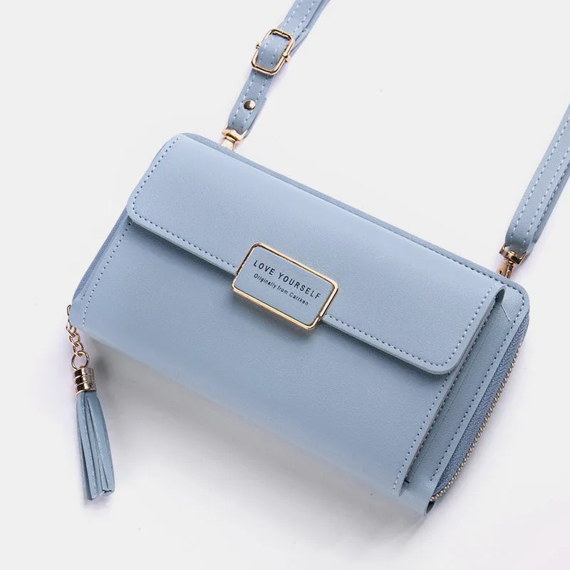 High Capacity Multi Slot Crossbody Phone Bag