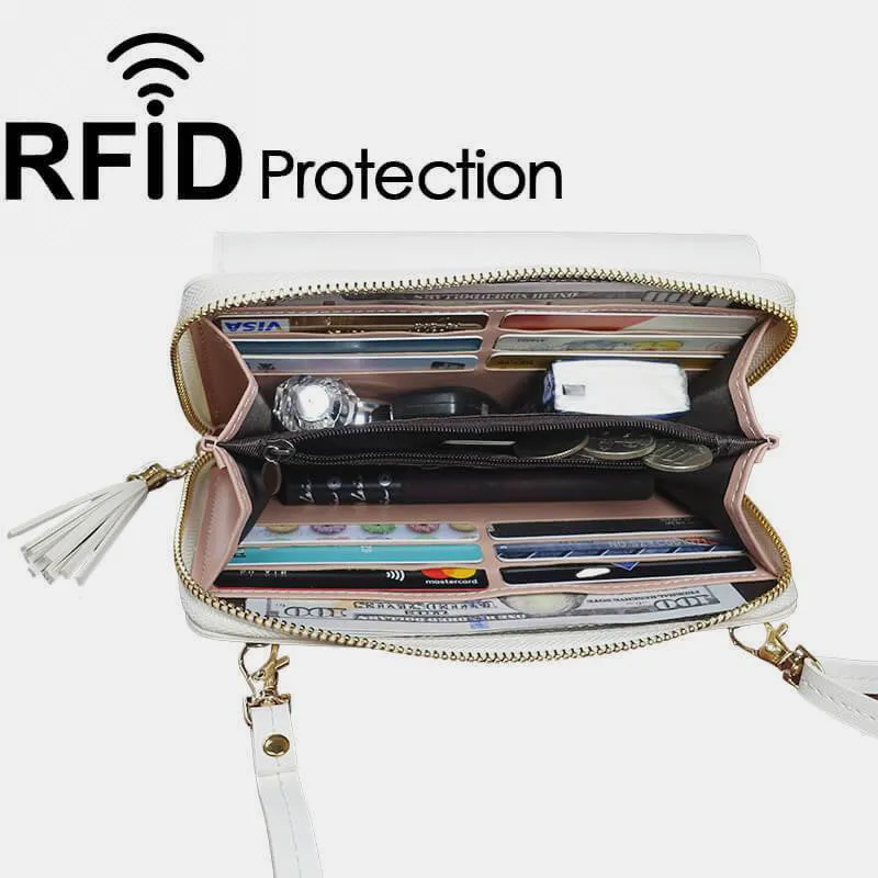 High Capacity Multi Slot Crossbody Phone Bag