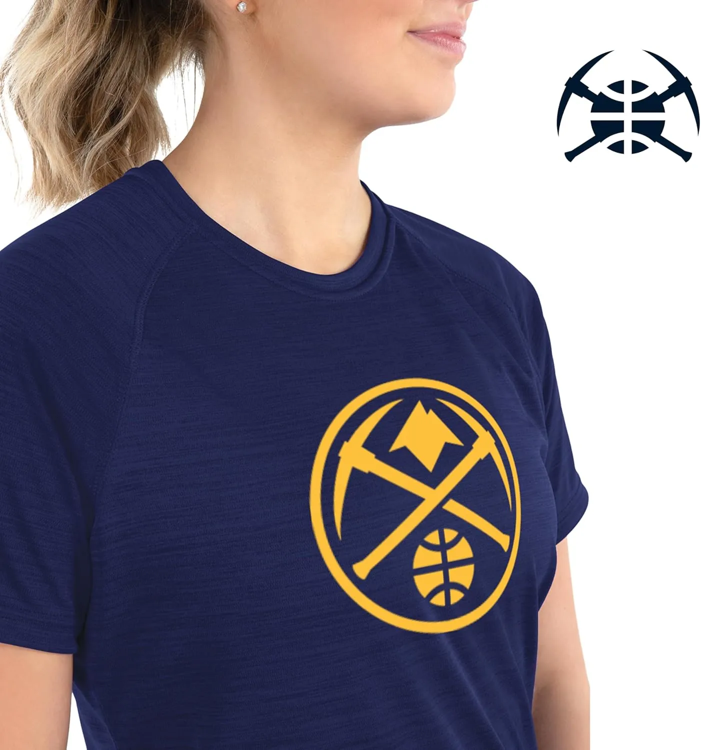 Holloway NBA Women's All-Pro Tee - Athletic, Lightweight and Breathable Shirt for Outdoor Activities