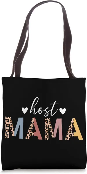 Host Mama Leopard Host Mom Host Family Exchange Student Tote Bag
