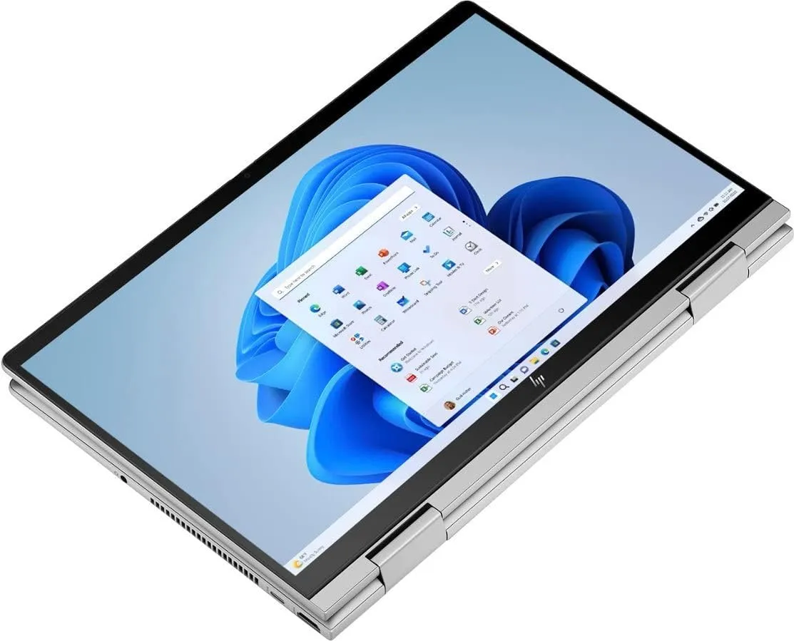 HP Envy X360 14.0" Touchscreen FHD 2-in-1 Laptop (10-Core Intel i5-1335U Upto 4.6 GHz, 8GB RAM, 512GB SSD, Intel Iris Xe, Backlit KYB, FP Reader, Micro SD Reader, WiFi 6, Win11Home) Bundle w/DKZ hub
