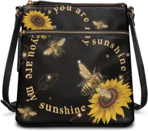 HUGS IDEA Crossbody Purse for Women,Lightweight Crossbody Bag Soft Leather Women's Shoulder Handbags