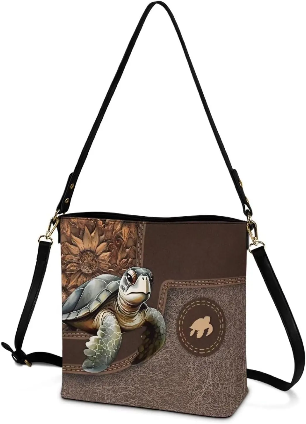 HUGS IDEA Women Bucket Bags Leather Purse Handbag Shoulder Bag for Ladies Purse Crossbody Wallet Bag