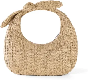 Huralona Straw Clutch Purse for Women Beach Handbag for Summer Vacation Shoulder Bag