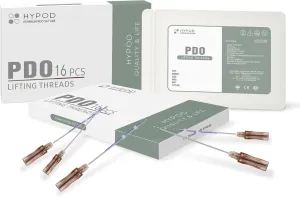 HYPOD Pdo Cog Nose Threads, Pdo Lifting Thread are Used to Embed The Nose Bridge or Columella, 16 PCS, 19G60MM