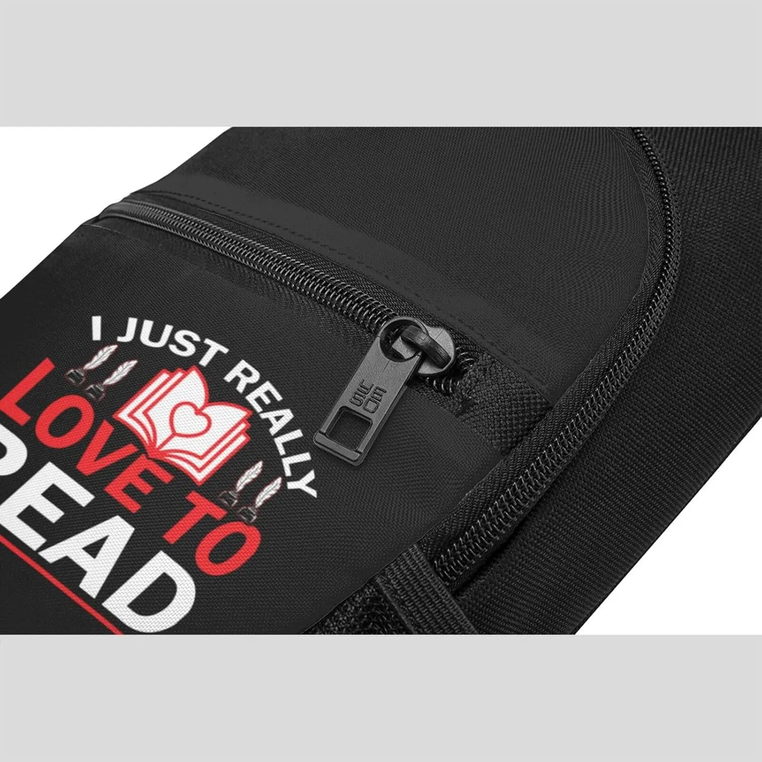 I Just Really Love To Read Unisex Chest Bag Lightweight Crossbody Shoulder Bag Travel Pocket