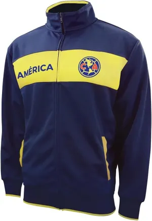 Icon Sports Officially Licensed Mens Soccer Track Jacket – Full Zip Active Top – Lightweight Football Club Team Apparel