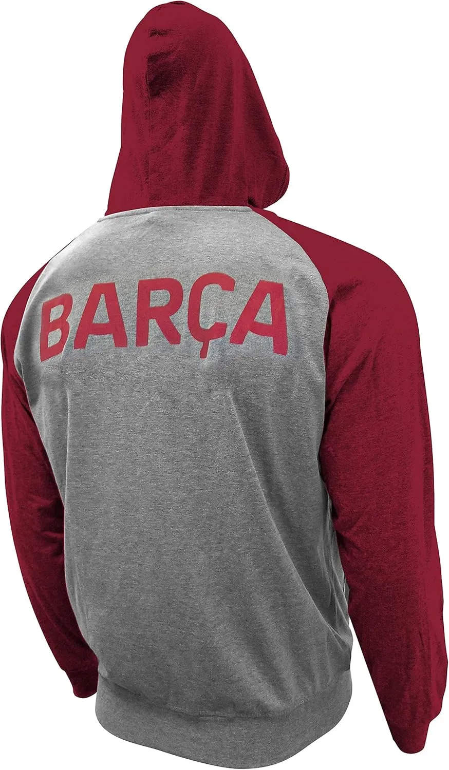 Icon Sports Soccer Hoodie Jacket – Official Men’s Lightweight Football Club Team Logo Full Zip Up Casual Training Adult Top