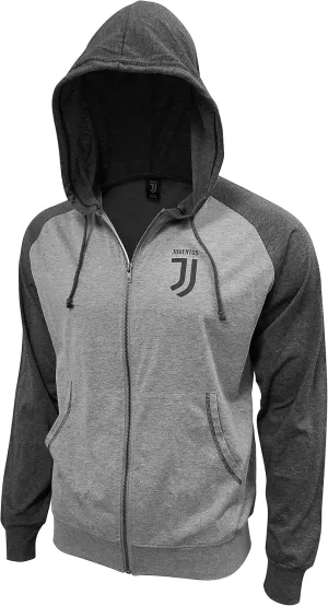 Icon Sports Soccer Hoodie Jacket – Official Men’s Lightweight Football Club Team Logo Full Zip Up Casual Training Adult Top