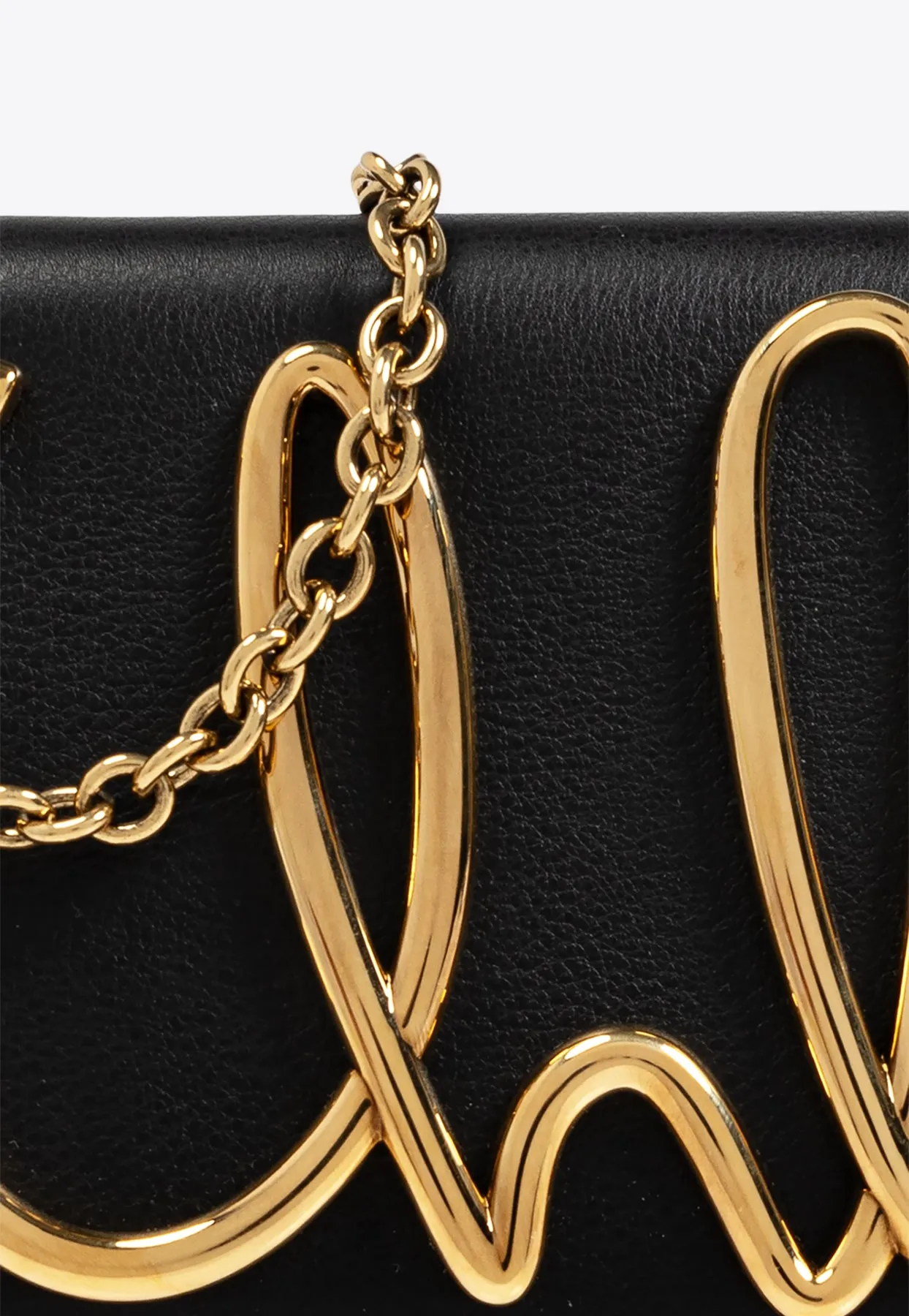 Iconic Logo Crossbody Bag in Soft Leather