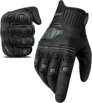 INBIKE Cycling Gloves Bike Glove Anti Slip Shock Absorbing Adjustable Breathable Padded MTB Racing Sports Gloves…