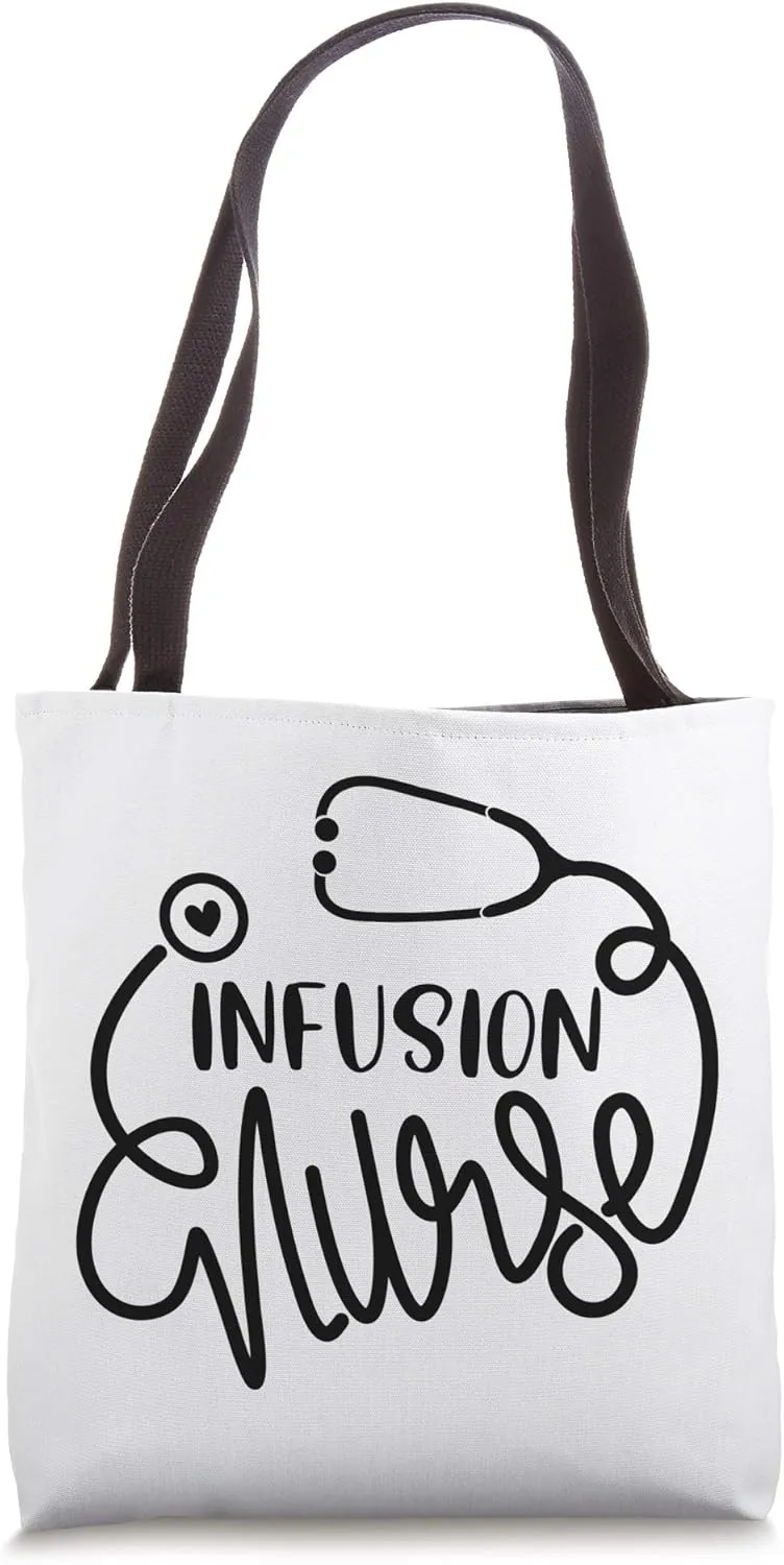 Infusion Nurse Cute RN Chemotherapy Infusion Nursing Student Tote Bag