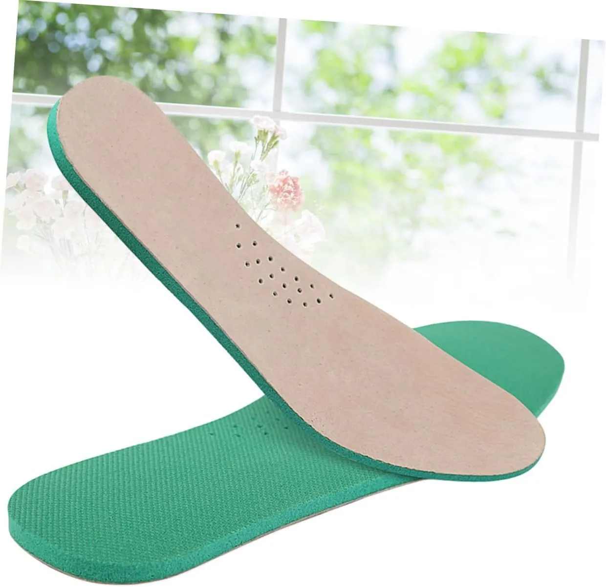 Insoles Sheepskin Insoles for Standing Day Breathable Sports for Women's Men's Shoes