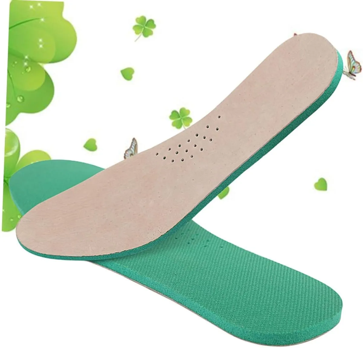 Insoles Sheepskin Insoles for Standing Day Breathable Sports for Women's Men's Shoes