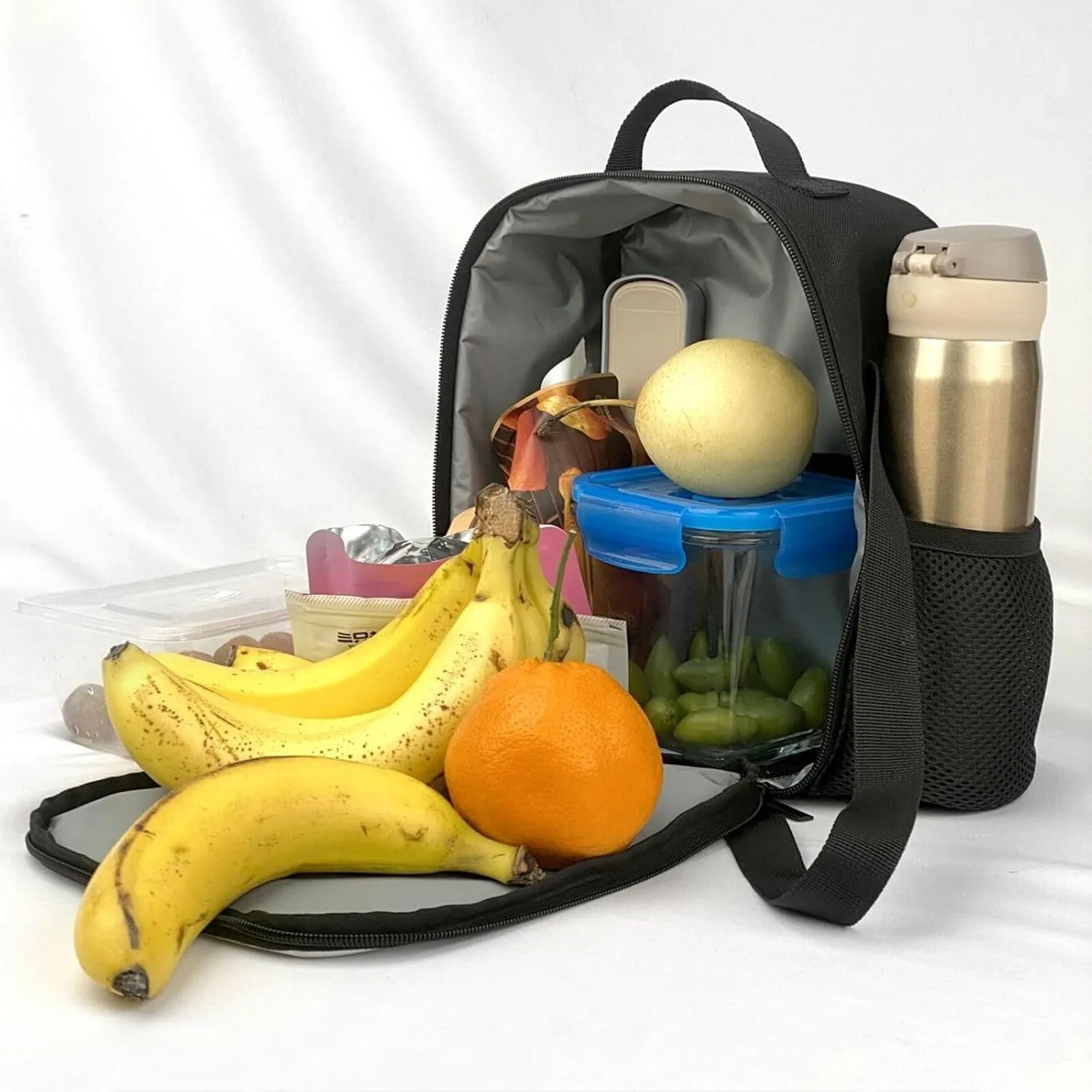 Insulated Lunch box for Men Women Reusable Lunch Bag Science Gene Strand Cooler Tote Bags for Work Picnic