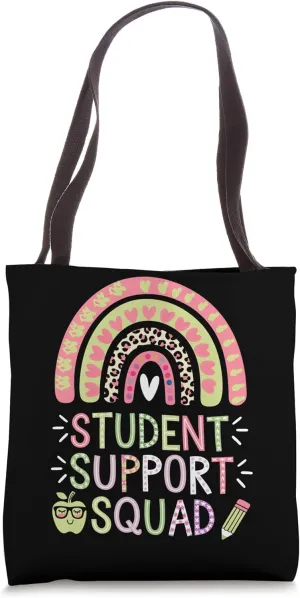 Intervention Teacher Student Support Squad Intervene Teacher Tote Bag