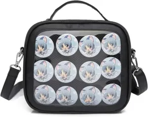 Ita Bag Storage Pin Crossbody Bag for Women Girls Gift, Pin Shoulder Bag for Sports Pins, Memorial Pins, Travel Brooches