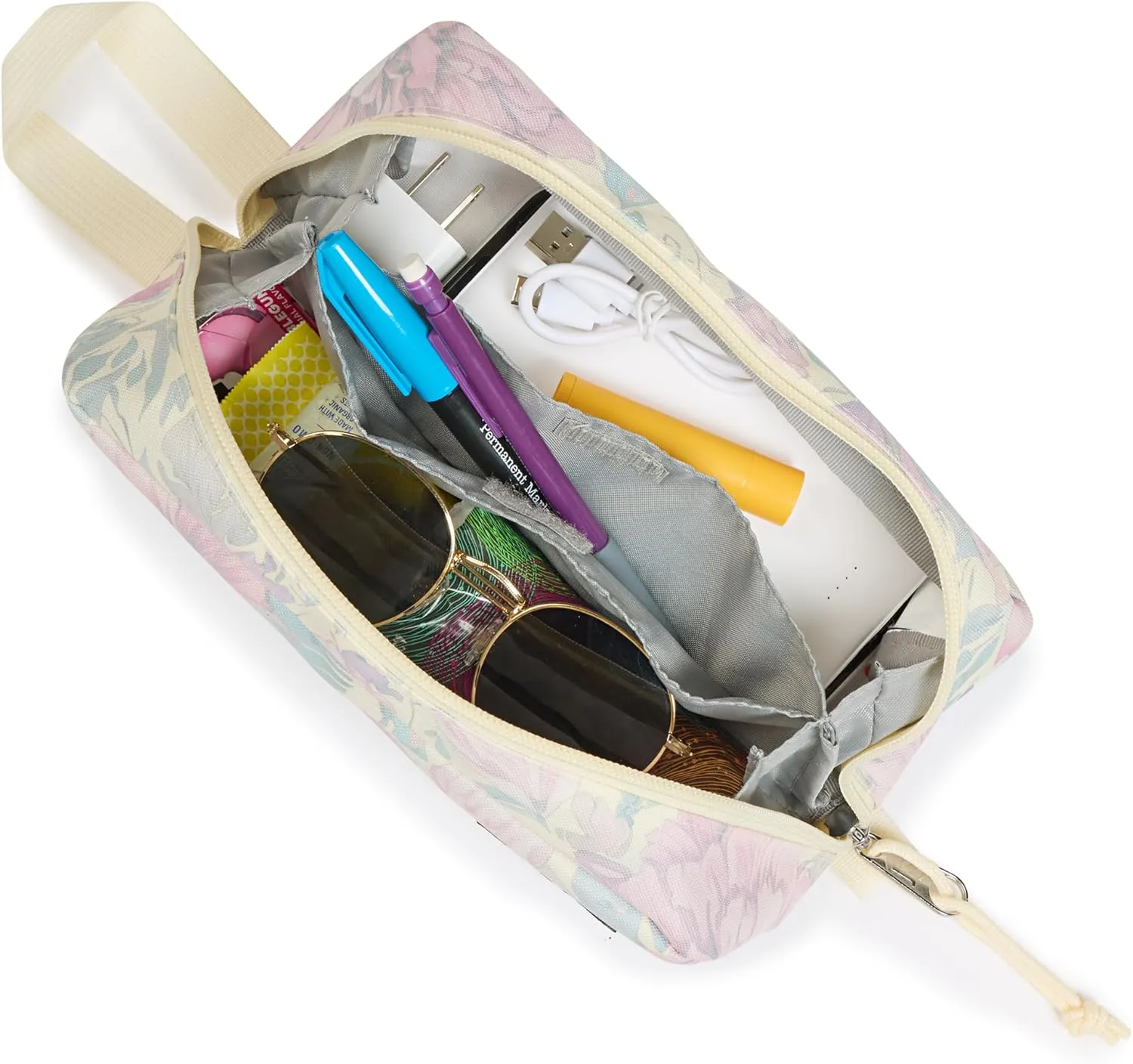 JanSport Perfect Pouch – Accordion Opening, Single Compartment with 3 Dividers, Small Internal Pocket