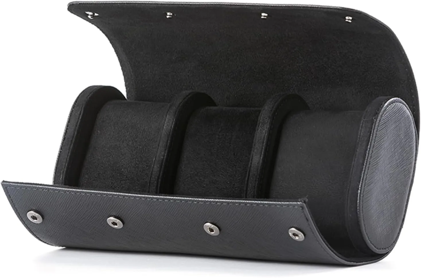 JEKKAH Watch Storage Box Portable Travel Multi-Position Watch Storage Bag Mechanical Watch Packaging Box Watch Bag(3 Slots)