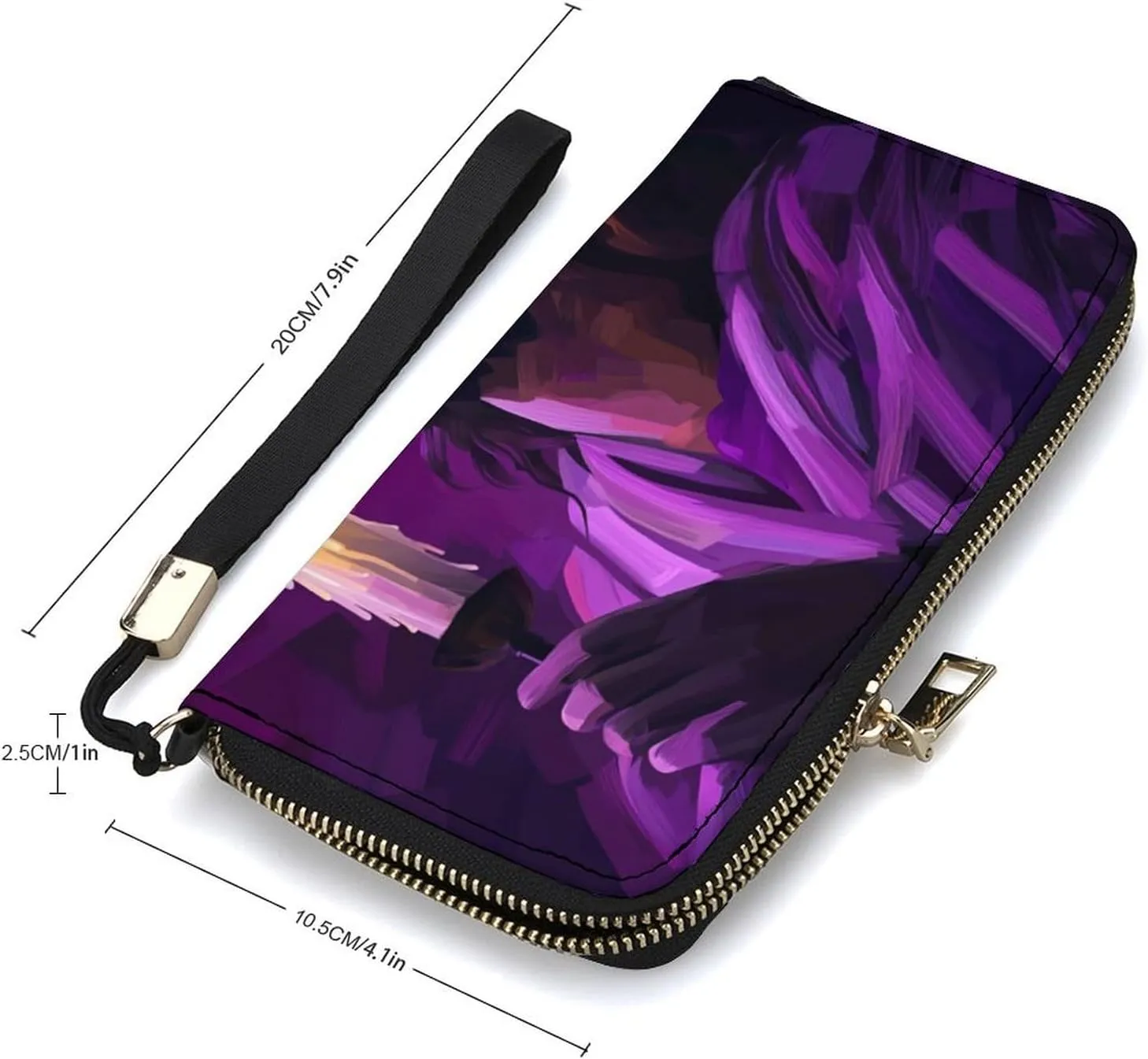 Jesus with A Candle Light PU Leather Clutch Long Bifold Wallet, Coin Purse Credit Pass Case, Durable Card-Holder Money Storage for Women Men