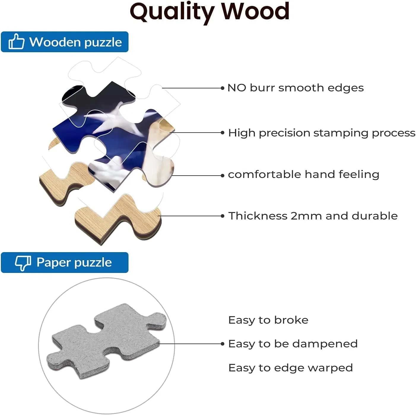 Jigsaw Puzzles 500 Piece for Adults - Western Winchester Pheasant Wooden Puzzle Fun Games Stress Relief Toys for Home Decor Living Room Decor
