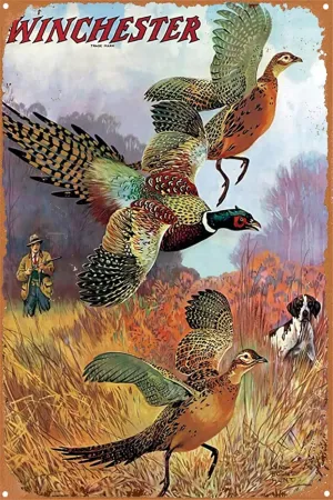 Jigsaw Puzzles 500 Piece for Adults - Western Winchester Pheasant Wooden Puzzle Fun Games Stress Relief Toys for Home Decor Living Room Decor