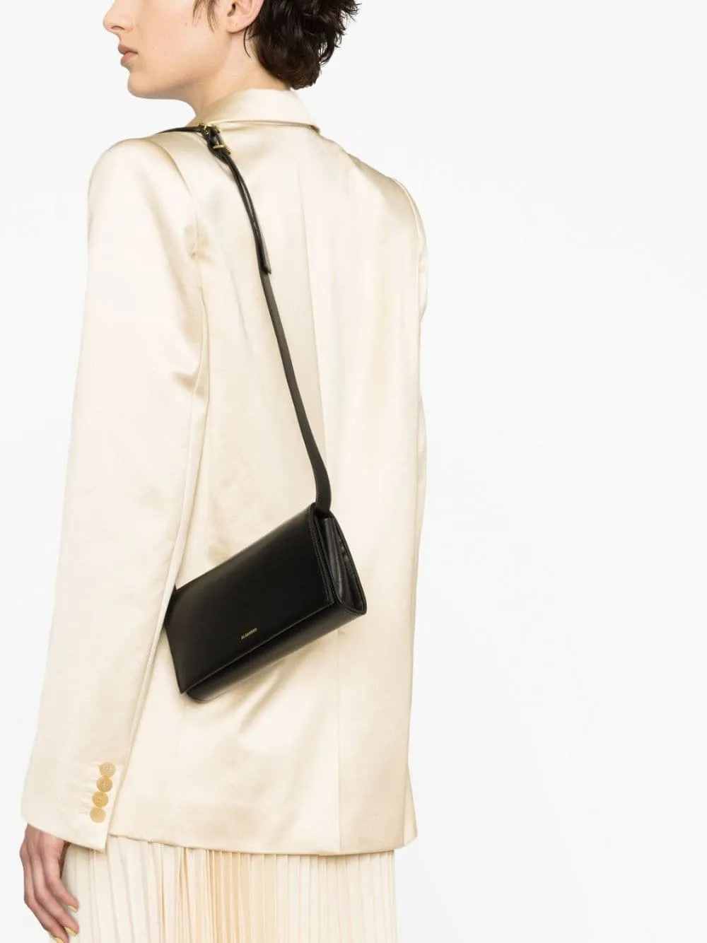 Jil Sander Capsule All Day Small Leather Crossbody Bag