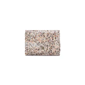 Jill Mini Trifold Wallet in Terrazzo