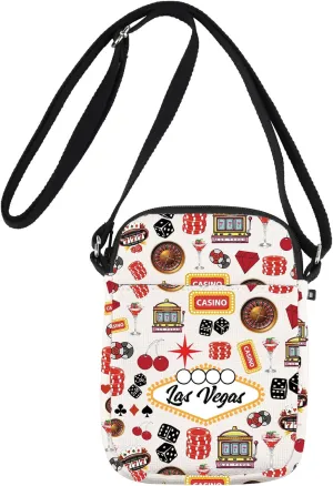 JNIAP Las Vegas Crossbody Bag - Trip Gift, Travel Purse, Themed Gifts, Souvenir Wallet