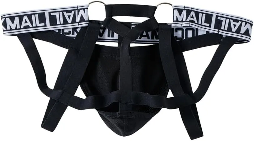 JOCKMAIL Mesh Breathable Jockstrap Athletic Supporters for Men Jock Strap Male Underwear