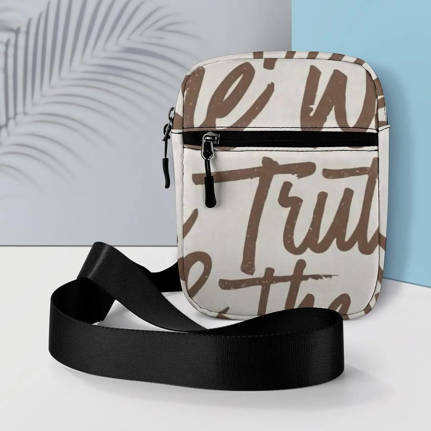 John I Am The Way The Truth And The Life Crossbody Bag Small Shoulder Bag Waterproof, Lightweight And Convenient