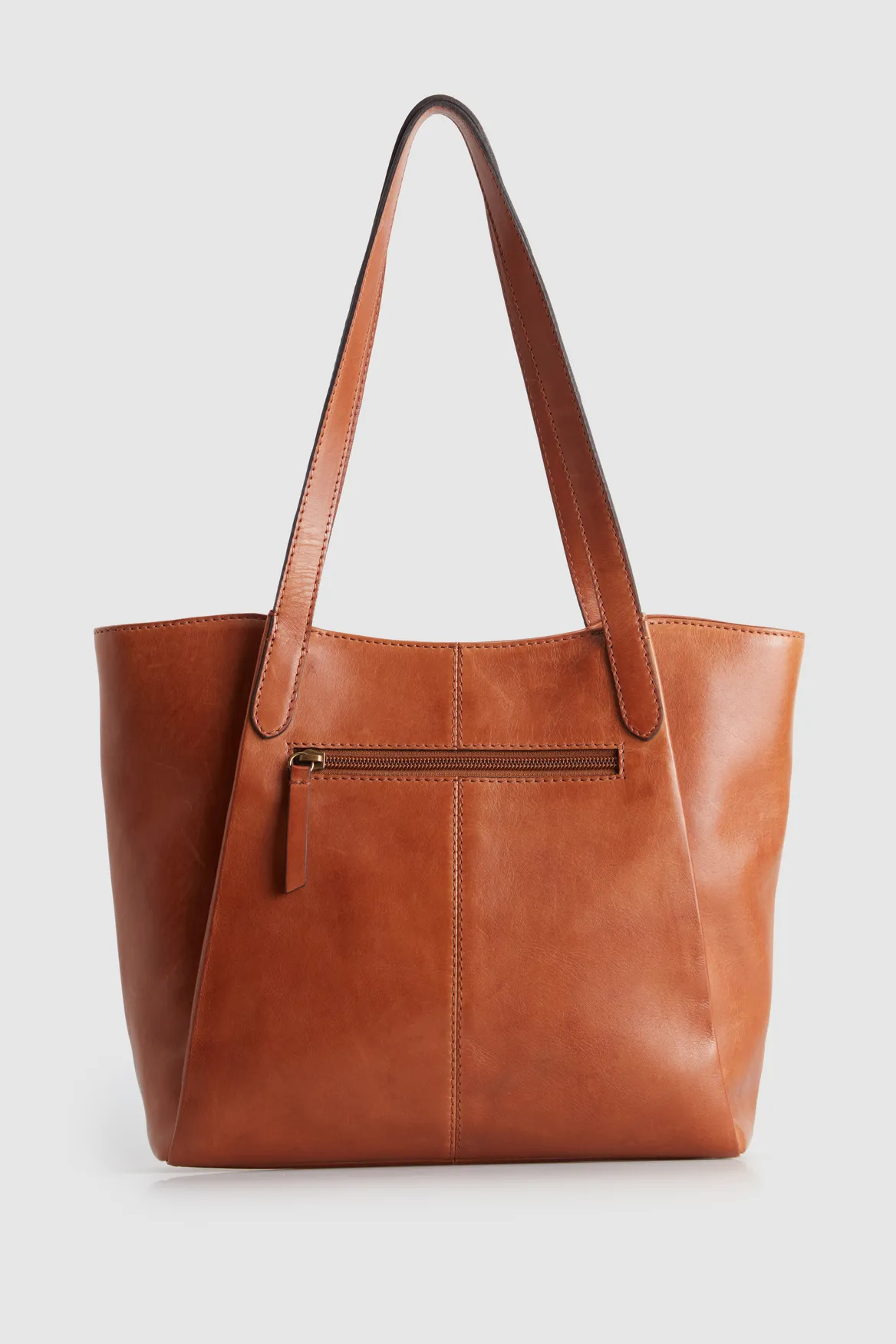 Josie Leather Soft Fold Tote Bag