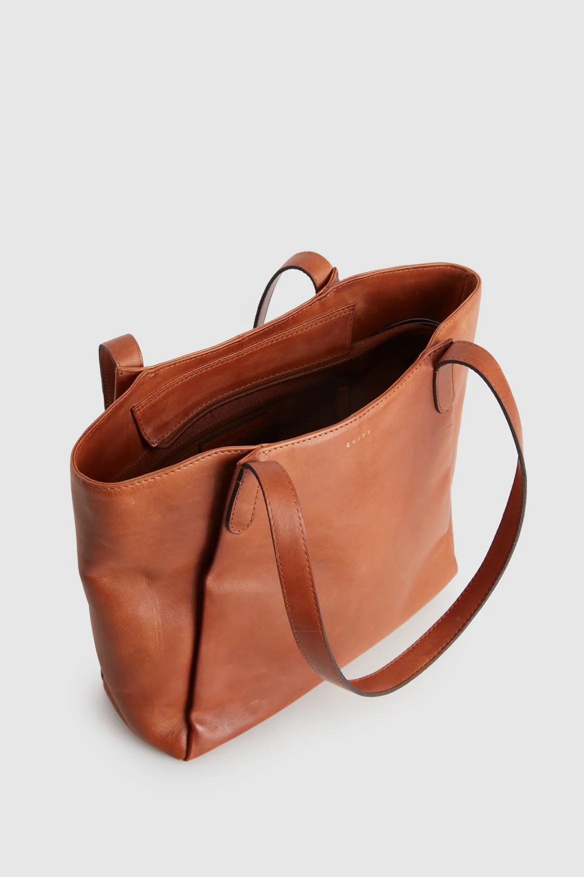 Josie Leather Soft Fold Tote Bag