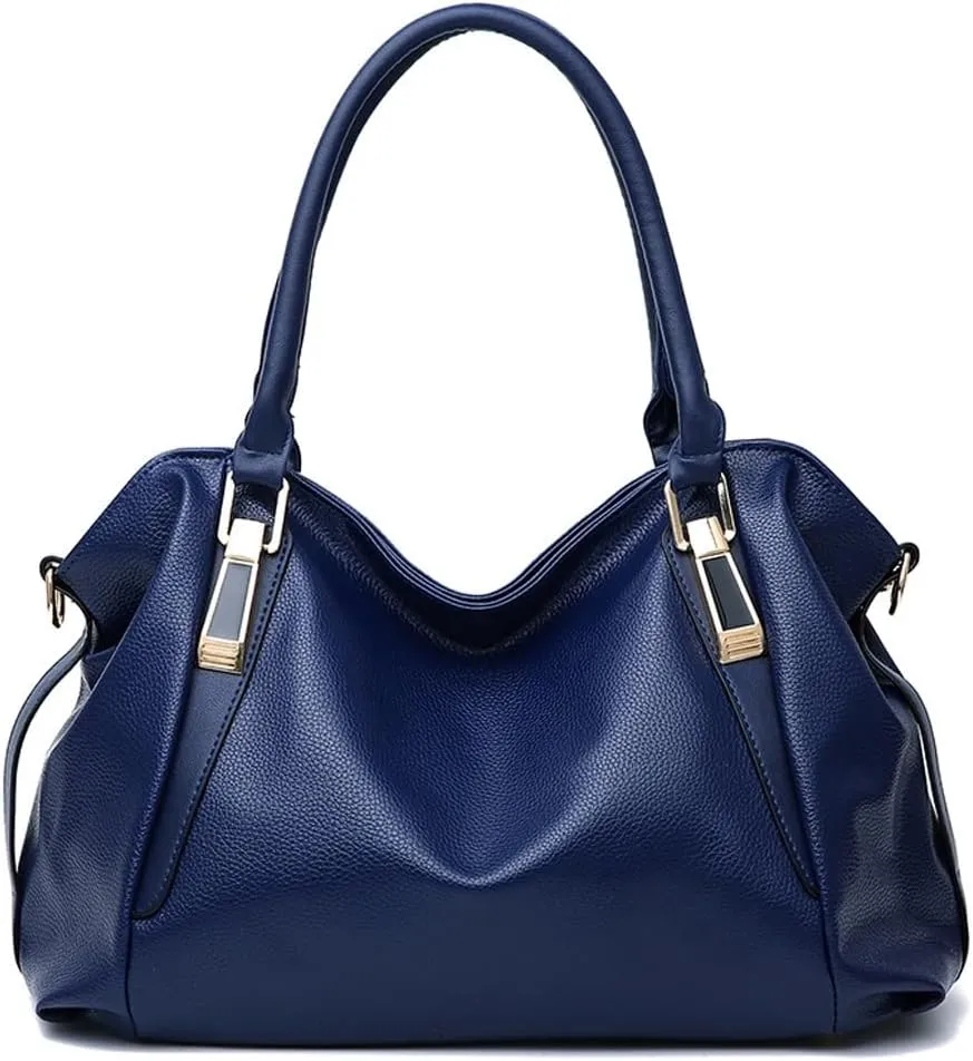 JSEIAJB Women Shoulder Bag Solid Color Soft Large Capacity Bag Crossbody Handbag