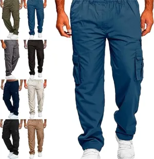 Julidostore Stretchmotions - Super Stretch Ice-Silk Comfort Cargo Pants, Multi Pockets Outdoor Hiking Work Sweatpants