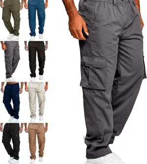 Julidostore Stretchmotions - Super Stretch Ice-Silk Comfort Cargo Pants, Multi Pockets Outdoor Hiking Work Sweatpants