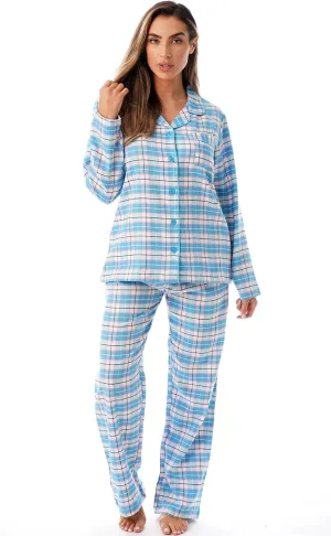 Just Love Long Sleeve Flannel Pajama Sets for Women