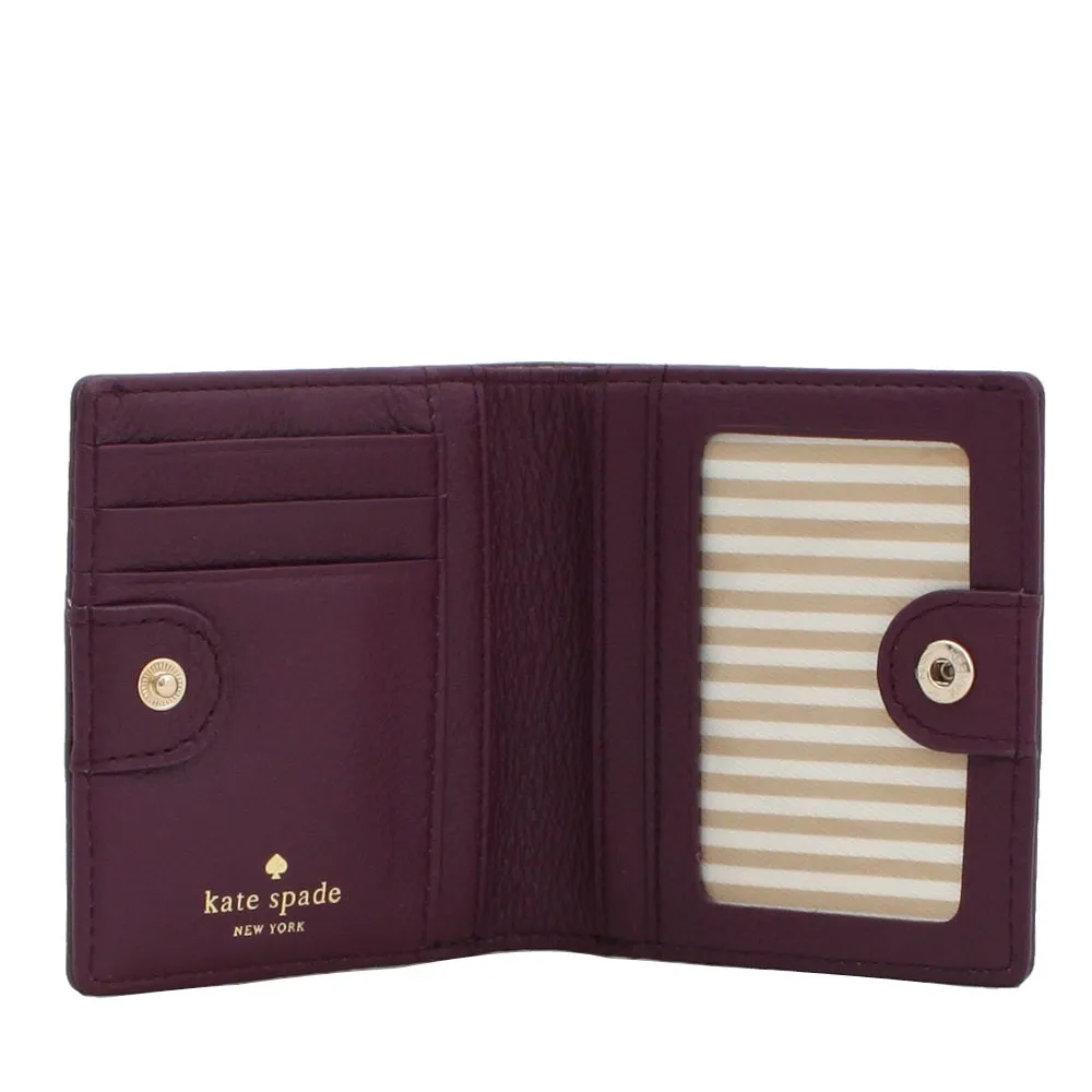 Kate Spade Cobble Hill Small Stacy Wallet- Deep Emerald