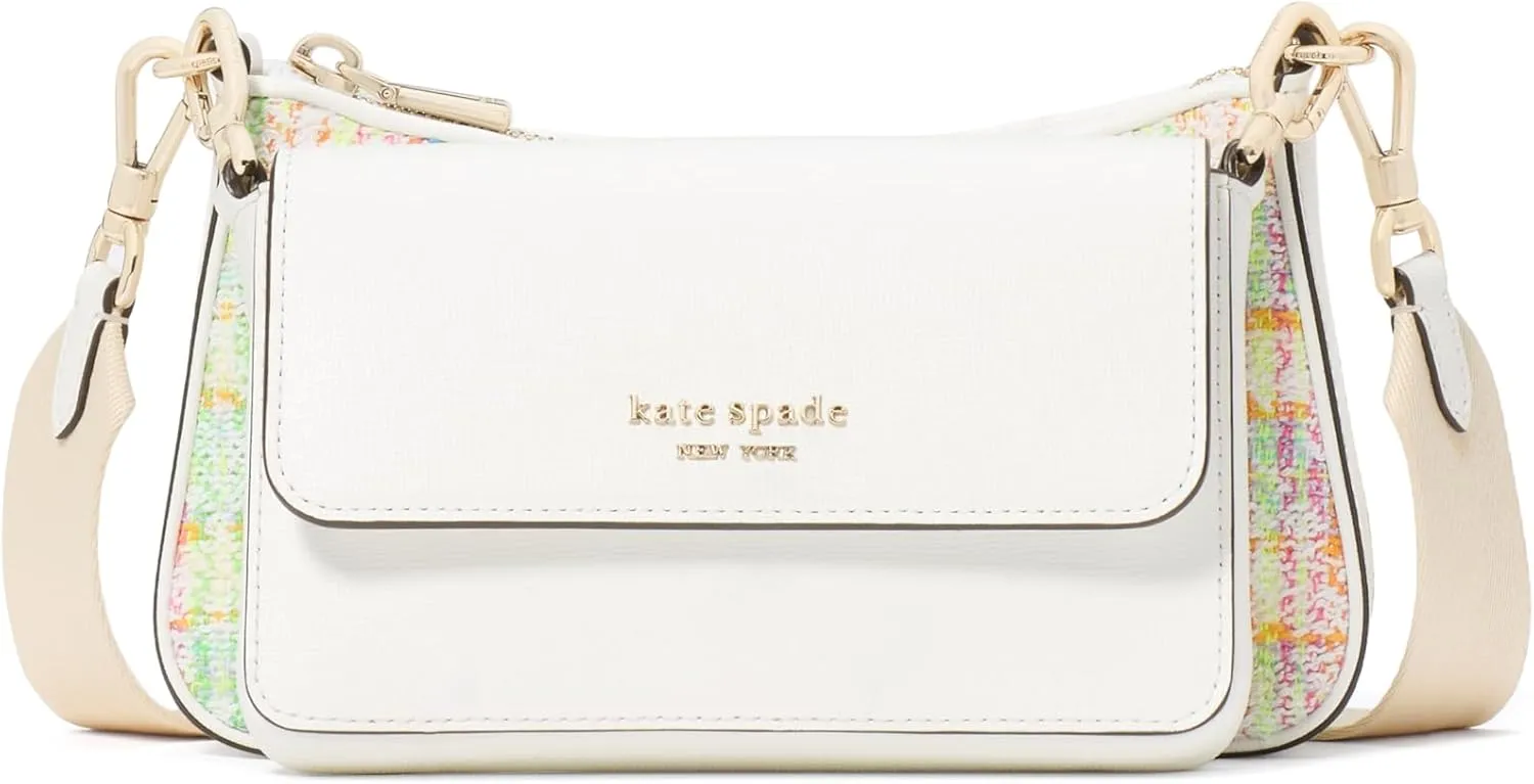 kate spade new york Double UP Tweed Crossbody, Multi