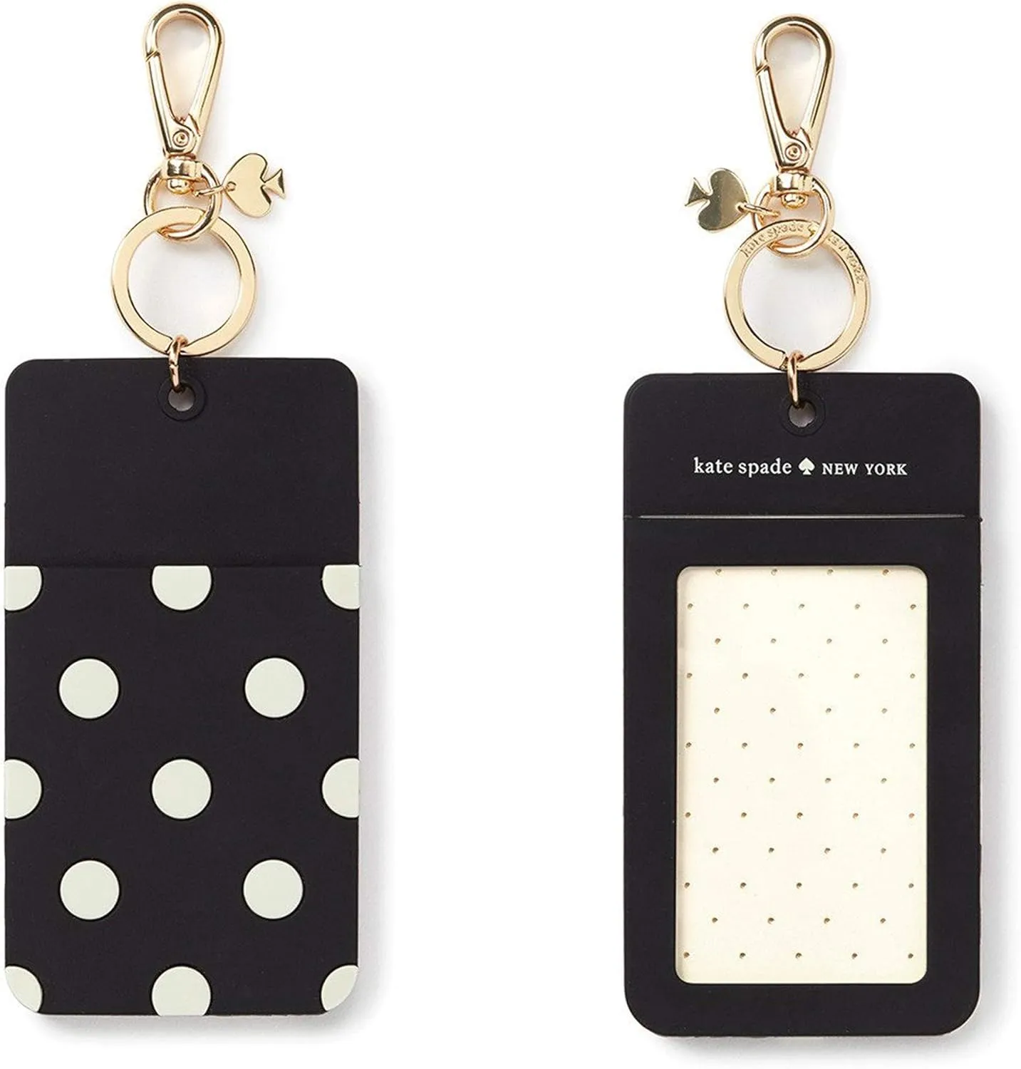 Kate Spade New York Women's Id Clip, Black Dot, Size