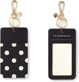 Kate Spade New York Women's Id Clip, Black Dot, Size