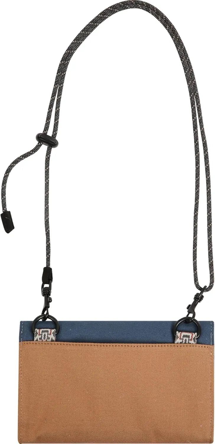 KAVU Islamorada Crossbody Bi Fold Wallet with Rope Strap