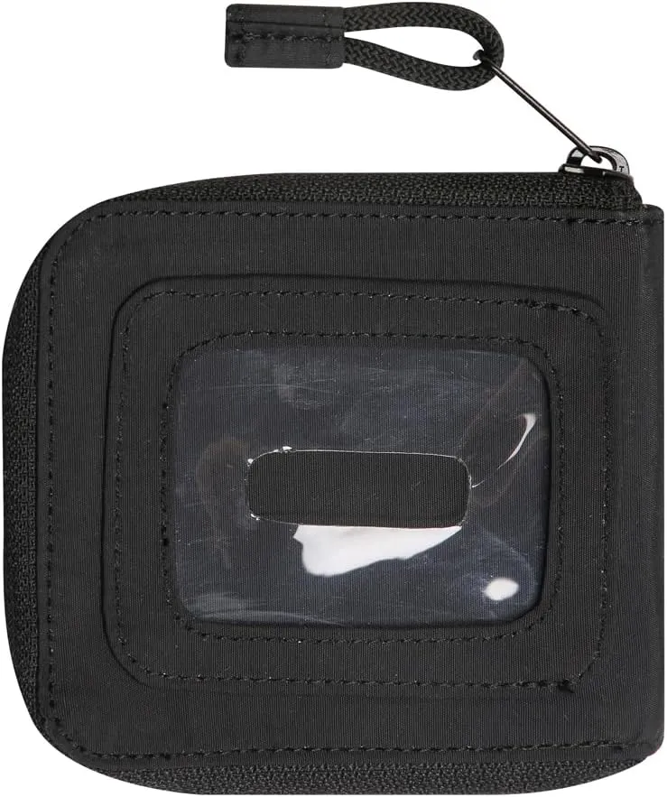 KAVU White Water Bifold Zip Wallet - Blackout