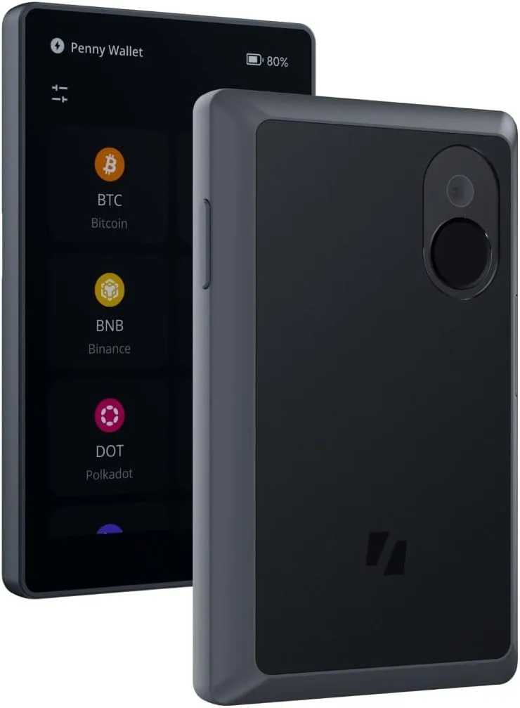 Keystone - Cryptocurrency Hardware Wallet Air-gapped, 4-inch Touch Screen, Store Your Crypto Securely (Keystone 3 Pro)