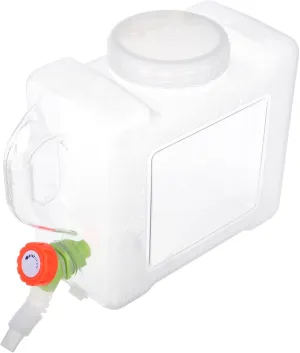 Kisangel Portable Water Tank with Spigot Outdoor Water Storage Bucket for Camping Emergency Situations and Hydration Needs Sturdy and Versatile for Mineral