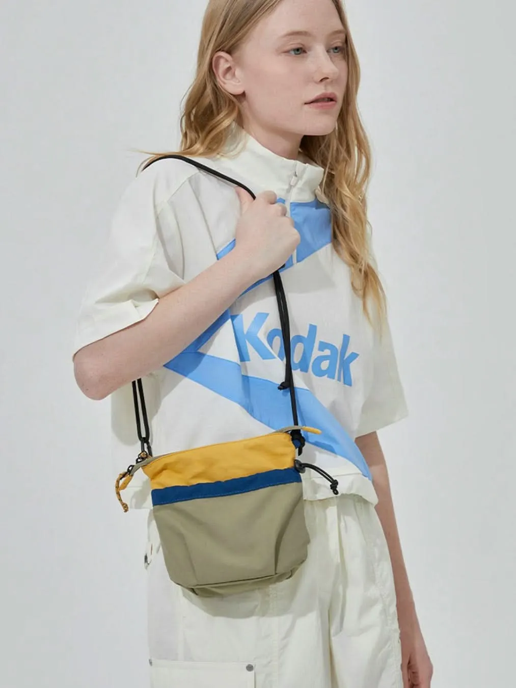 Kodak Mini Outdoor Messenger Bag with Drawstring & Zipper